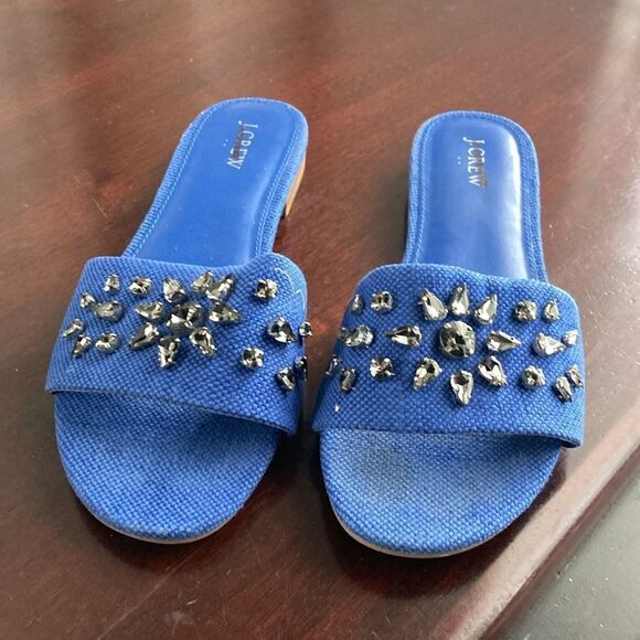 J.Crew Factory Jewel slide sandals - Picture 2 of 4